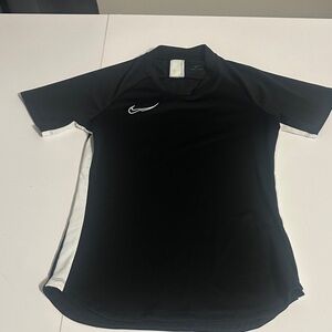 Nike Black and White Athletic Tee - Dri Fit size S